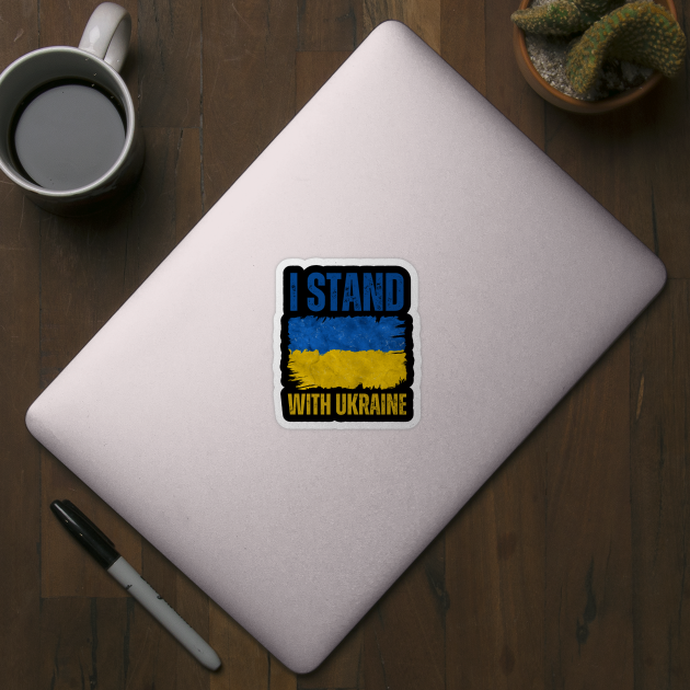 I Stand With Ukraine by Creatifly Graphic Tees